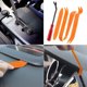 thumbnail image 3 of ER 160 clips de ajuste de coche y 5 herramientas de extracción de molduras, herramienta de ajuste de clip de plástico para reparaciones interiores de coche, clips de sujeción de remaches de plástico, kit de eliminación de molduras de coche para reparación de puertas de paneles de coche, parachoques, tablero de radio Rojo Verde, 3 of 5