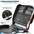 thumbnail image 4 of FORMRS Zipper Binder with Shoulder Strap 2-inch Ring 500 Sheet Capacity File Bag, Colorful Triangles, 4 of 5