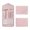 Pink, variant on Travel Jewelry Organizer Roll Foldable Jewelry Case for Journey-Rings, Necklaces, Earrings, Bracelets, Mini, Green