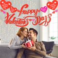 thumbnail image 3 of nvzhuang Valentine's Day Banner Heart Letter Glitter Funny Hanging Decoration for DIY Door Tree Home Party, 3 of 8