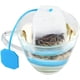 thumbnail image 3 of Paquete de 6 infusores de té de silicona, filtro de colador de bolsas de té de hojas sueltas seguras reutilizables con seis colores Jormftte WRQX-110, 3 of 7