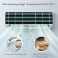 thumbnail image 5 of Yardi Yard 12000 BTU 17 SEER2 208-230V Ductless Mini Split Air Conditioner and Heater, Split Air Conditioner & Heater, Wall-Mounted Ductless AC Unit Cools Rooms up, 5 of 9