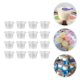thumbnail image 3 of 50pcs tazones de plástico simples tazas de mermelada contenedores de budín suministros para el hogar HOMEMAXS 14277423-MX, 3 of 6