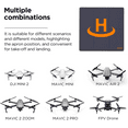 thumbnail image 2 of VCUTECH Drone Landing Pad Pro Fast-Fold Double-Sided Waterproof 20 inch(50cm) Compatible with DJI Mavic Air 2, Mavic Mini 2, Mavic 2 Pro/Zoom, DJI FPV, Drone Accessories(Black), 2 of 10