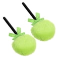 thumbnail image 4 of LOLIPPYY small blush brush for cheeks makeup brush with plush Green 2pcs, 4 of 8