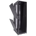 thumbnail image 4 of NavePoint 42U Server Cabinet 800mm Deep with Locking Glass Door and Removable Side Panels - 42U Rack Cabinet with Cable Managemenet Compatible Top, Black, 4 of 6