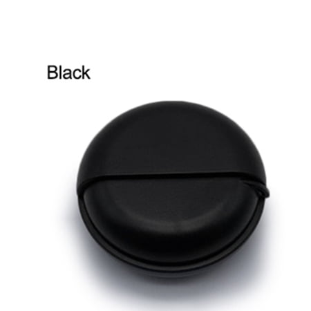 ABS Pocket Rotating Storage Carry Pouch Wire Cable Organizer Jewelry Protective Data Line Box Earphone Case BLACK