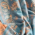 thumbnail image 4 of WREESH Women's Soft Wool Ethnic Style Shawl, Paisley Tassels Lengthening Warm Winter Scarf Green, 4 of 4