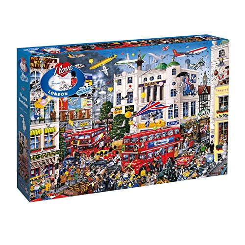 Gibsons I Love London Jigsaw Puzzle 1000-Piece