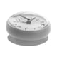 thumbnail image 2 of Reloj de ducha portátil mini para baño, resistente al agua, reloj de pared decorativo para el hogar. Gris, 2 of 7