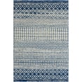 thumbnail image 6 of BoutiqueRugs Greeley Blue Moroccan Area Rug - Blue, Gray, White - 2' x 2'11", 6 of 13