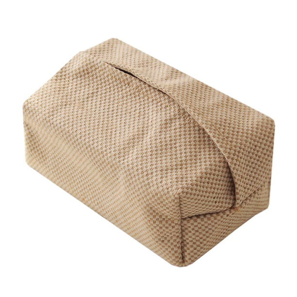 Bolsa De Tejido De Lino De Algodón Caja De Bombeo Rústica Bolsa De Almacenamiento De Escritorio Tejida Bolsa Organizadora Decorativa Para Dormitorio Sala De Estar Baño Escritorio Foto Prop seitruly HA027894-05