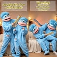 thumbnail image 5 of Beita Big Mouth Monster pajamas,Goofy Onesie，Cozy Home Loungewear,Soft Fabric,Long, 5 of 12