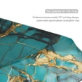 thumbnail image 4 of Garden Flag 28"x40" Turquoise and Gold Marble Double-Sided Yard Flags for Outside Outdoor All Seasonal Decoration, 4 of 6