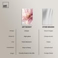 thumbnail image 6 of Pink and Gold Bloom Acrylic Elegant Floral Art by Art Remedy, Ready to Hang, 10 x 15, 6 of 7