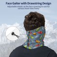 thumbnail image 4 of Neck Gaiter Face Cover Scarf, Fruit ice cream Soft Face Sun Mask Cover Scarf Headband Cooling Sweat Absorbing Bandanas Hiking Cycling Running, 4 of 7