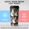 thumbnail image 2 of 18oz Double Drinking Coffee Mug – Vacuum Insulated Stainless Steel Travel Cup with Leakproof Lid, 316 Steel Thermos Tumbler for Hot & Cold Beverages, 2 of 7