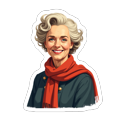 thumbnail image 6 of Yatrandify Vintage Stickers Women Retro Stickers Waterproof Vinyl Stickers for Notebooks Laptops Suitcases, 6 of 9