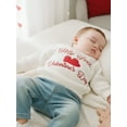 thumbnail image 5 of Rdhnmea My First Valentines Day Baby Boy Girl Outfit Knit Sweater Letters Heart Embroidery Newborn Toddler Infant Sweaters Fall Spring Clothes, 5 of 9