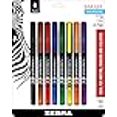 thumbnail image 2 of Zebra Sarasa Fineliner Pen, Needle Point, 0.8mm, Assorted, 8-Count, 2 of 4