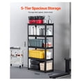 thumbnail image 3 of Garage Shelving Units 5-Tier, 32x16x63 Heavy Duty Metal Storage Shelves - 2000 lbs Capacity Adjustable Steel Rack Organizer for Garage, Basement, Warehouse, 3 of 8