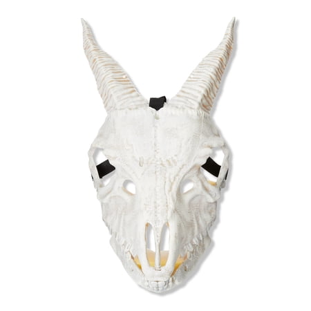 Halloween Skeleton Goat Mask for Adults, Unisex, by Way To Celebrate