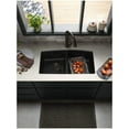 thumbnail image 7 of Kohler 5846-5U-7 33 in. Undermount Double Bowl Kitchen Sink - Black, 7 of 7