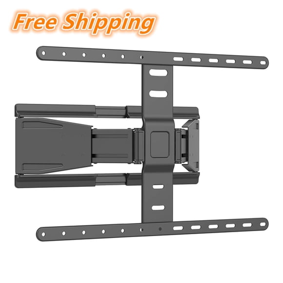 Ultra Slim TV Wall Mount for 43"-90" TVs up to 110 lbs, Full Motion TV Mount Bracket with Swivel Articulating Dual Arms and Tilt Adjustment, Max VESA 600x400mm
