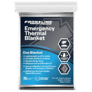 Frontline 4-Pack Mylar Emergency Blankets Thermal Space Blanket