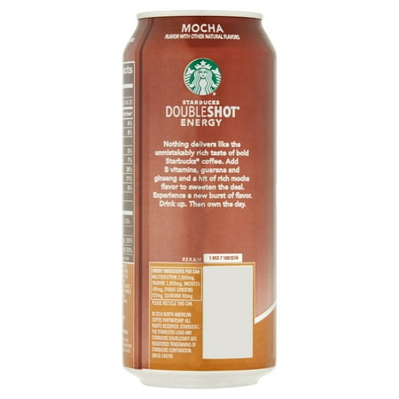 Starbucks Doubleshot Energy Mocha Coffee Energy Drink, 15 oz Can