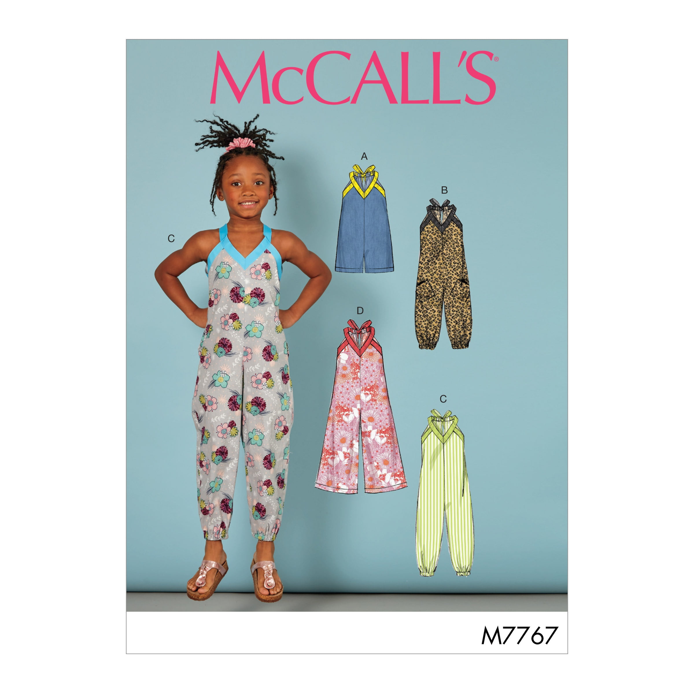McCall's Sewing Pattern Toddler's/ Childrens' Romper and Jumpsuits12