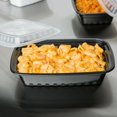 thumbnail image 3 of 150 Case | 24 oz. | Container with Lid | Black | Rectangular | Microwavable, 3 of 3