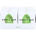 thumbnail image 4 of Pack of 12, Simplygum Natural Mint Chewing Gum, 15 Count, 4 of 6