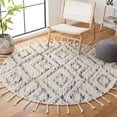 thumbnail image 2 of SAFAVIEH Natura Embla Southwestern Area Rug, Ivory/Blue, 6' x 6' Round, 2 of 7