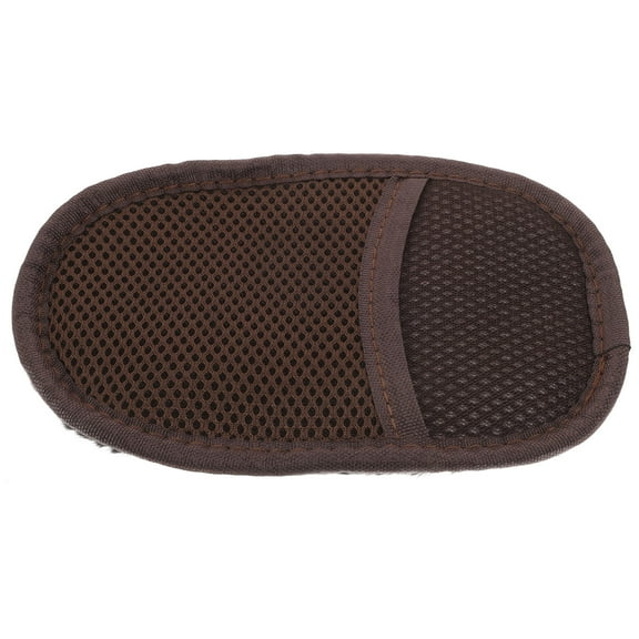 TINKSKY Boot Care Cloth Glove Black Lamb-like Velvet 1Pack