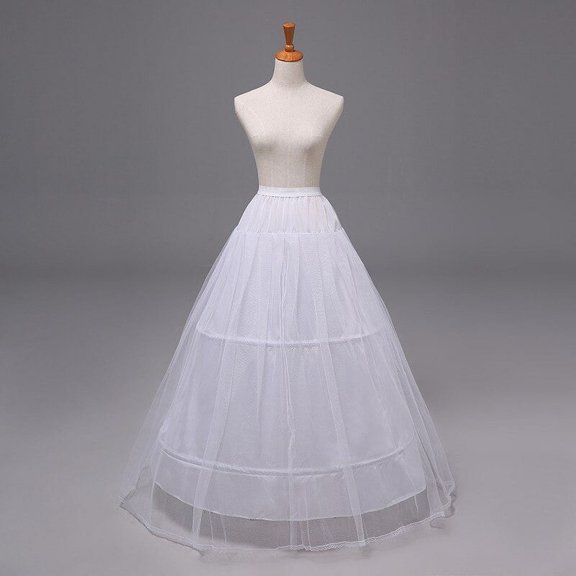 Two Steel One-Layer Hard Mesh Wedding Dress Formal Dress Bustle Floor-Length Wedding Dress Underskirt Dress Pannier