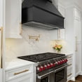 thumbnail image 4 of Akicon 30 Inch Range Hood Insert, Stainless Steel 6" Ducted Insert/Built-in Kitchen Vent Hood with 600 CFM Suction, Dimmable LED Lights and Dishwasher Safe Filters, 3 Speed, Cool White, 4 of 9