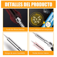thumbnail image 4 of Kit de Soldador BLOOSOM Temperatura Ajustable Alambre Para Soldar Negro/Azul 60W, 4 of 4