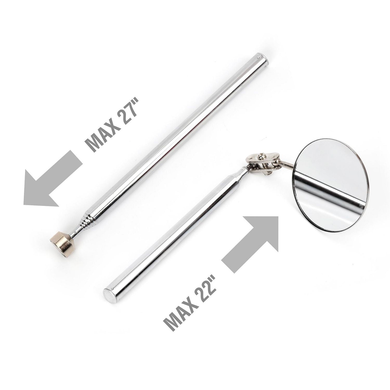 WorkPro 3 Piece Magnetic Pick-Up and Retrieval Tool Set, Extensionable