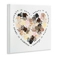 thumbnail image 3 of Stupell Industries Powerful Strength In Unity Phrase Handprint Heart Art for Kids Painting Wall Plaque Art Print Wall Art, 12 x 12, 3 of 5