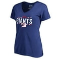 thumbnail image 2 of Women's Royal New York Giants Arriba V-Neck T-Shirt, 2 of 3