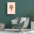 thumbnail image 2 of Trademark Fine Art Frida Floral Studio Botanical pink ice cream Canvas Wall Art, 2 of 4