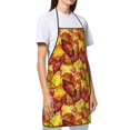 thumbnail image 3 of Bingfone Autumn Mosaic Maple Leaves for Tie-up Apron, Unisex Waterproof and Stain-Resistant Bib Apron for Kitchen Garden Painting, 3 of 7