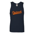 thumbnail image 1 of Go All Out City Of Cincinnati Ohio Pride Fashion Script Sleeveless Tank Top T-Shirt Mens/Women/Flowy/Fitted, 1 of 2