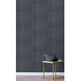 thumbnail image 1 of Blue Snake Print Textured 57Sqft Non-Woven Non-pasted Double Roll Wallpaper, 1 of 2