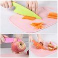 thumbnail image 6 of Nylon Kitchen Knife,Casewin 3 Colors Kids Kitchen Knife Set 3 Sizes Children's Safe Cooking Chef Nylon Knives for Fruit Lettuce Vegetable Salad Bread, 6 of 8