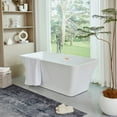 thumbnail image 5 of Vanity Art 67'' x 30'' Freestanding Soaking Bathtub, 5 of 9