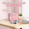 thumbnail image 2 of Piggy Bank for Adults Must Break to Open, Unbreakable Stainless Steel Money Saving Box (Pink, Palm Size), 2 of 4