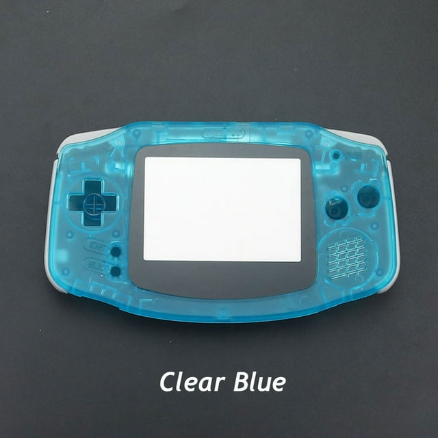 1SET For GameBoy Advance Replacement Luminous Clear Housing Shell Cover With Buttons Sticker For GBA Console Protective Case 511C