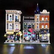 BRIKSMAX Led Lighting Kit for Assembly Square - Compatible with Lego 10255 Building Blocks Model- Not Include The Lego Set
